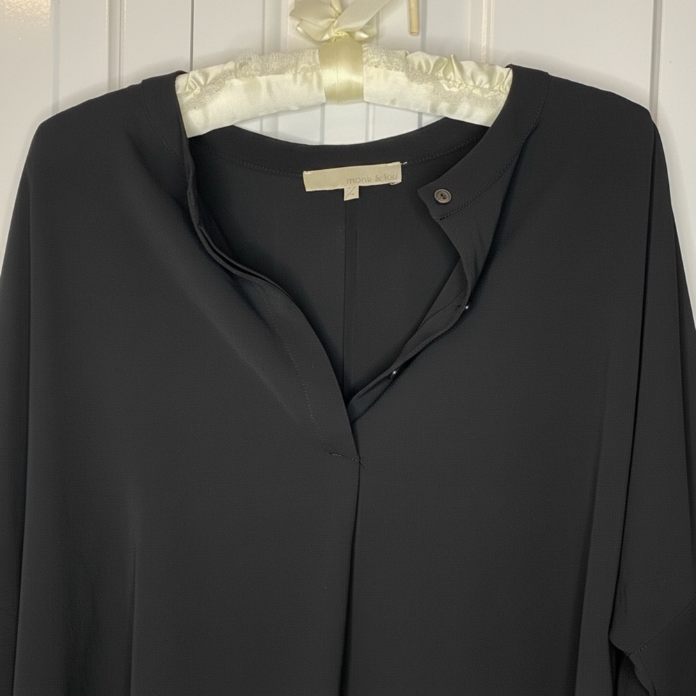 Monk & Lou Black Tunic Dress - Picture 2 of 10